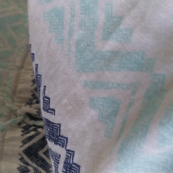 Cotton & Modal Geometric Pattern Sleeveless sz L - Picture 8 of 11